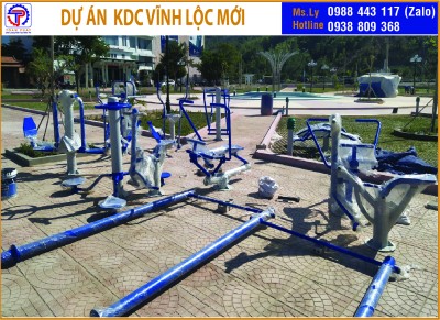 Công trình thiết bị thể thao ngoài trời tại KDC Vĩnh Lộc