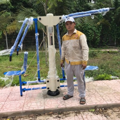Lắp đặt dụng cụ, thiết bị thể thao tại công viên Tân Thuận Đông thành phố Cao Lãnh - Đồng Tháp